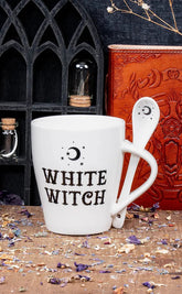 White Witch Mug & Spoon