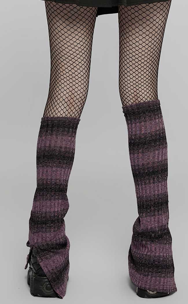 Wild Things Legwarmers | Black & Violet-Punk Rave-Tragic Beautiful