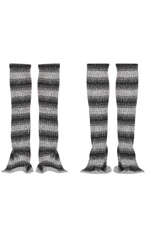 Wild Things Legwarmers | Black & White-Punk Rave-Tragic Beautiful