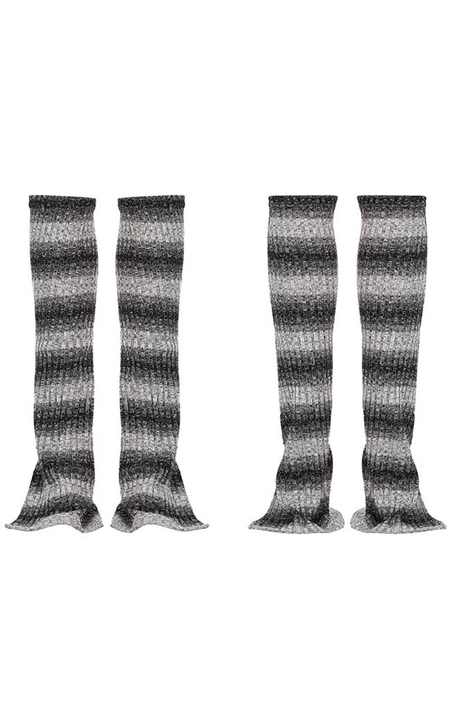 Wild Things Legwarmers | Black & White-Punk Rave-Tragic Beautiful