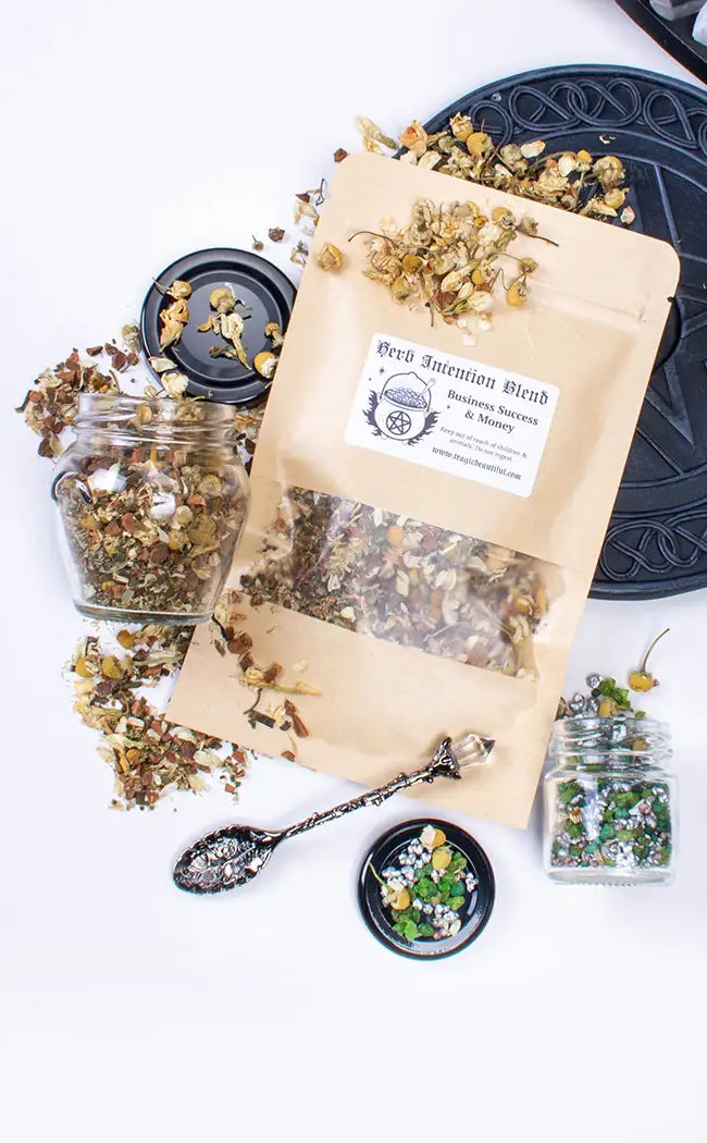 Witch Intention Blend | Money / Business Success-Witch Herbs-Tragic Beautiful