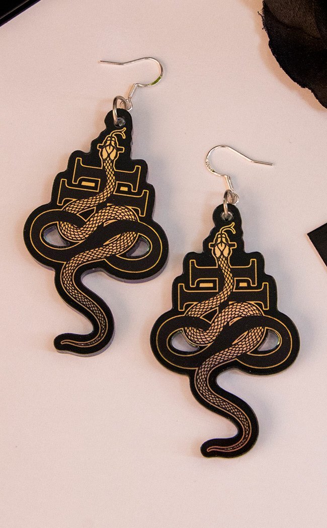 Witchcraft Sigil Holo Earrings-Drop Dead Gorgeous-Tragic Beautiful