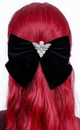 Woodland Whisper Velvet Bow Hair Clip