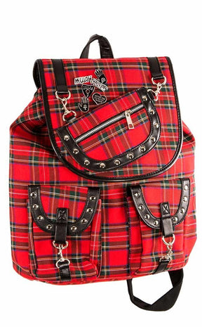 Yamy Tartan Backpack-Banned Apparel-Tragic Beautiful