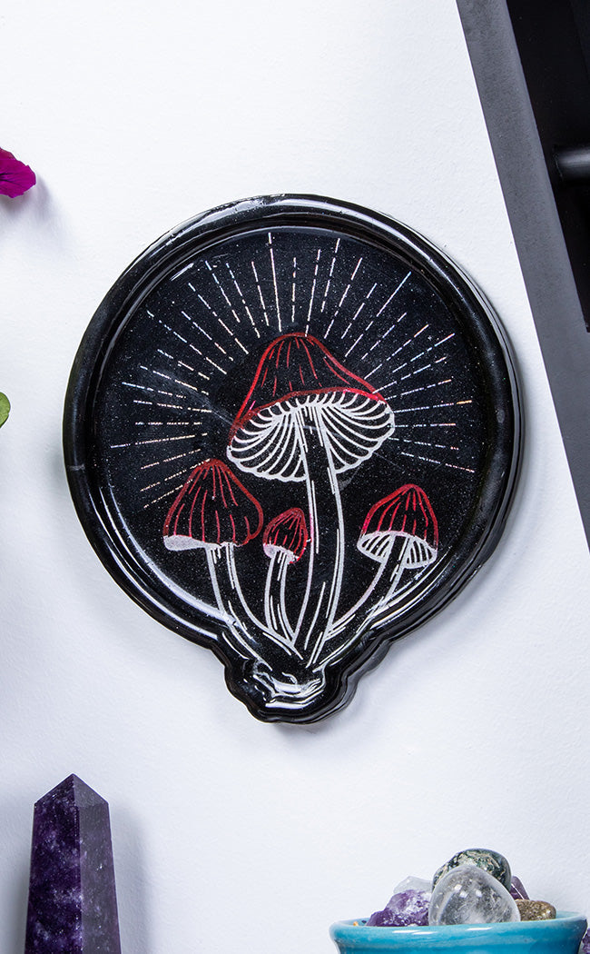 Celestial Mushroom Wall Hanging-Curio Resins-Tragic Beautiful