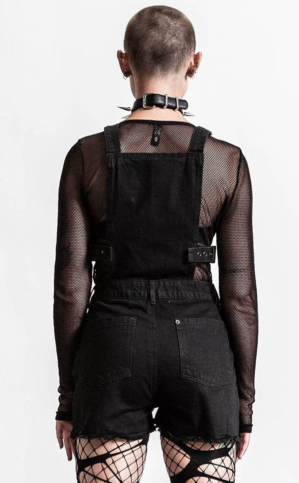 Damaged Goods Denim Overalls | Killstar Australia | Alt Goth Clothing