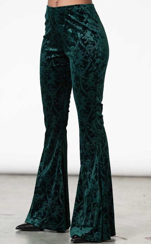 Dark Dynasty Velvet Flares | Killstar Australia | Alt Gothic Clothing