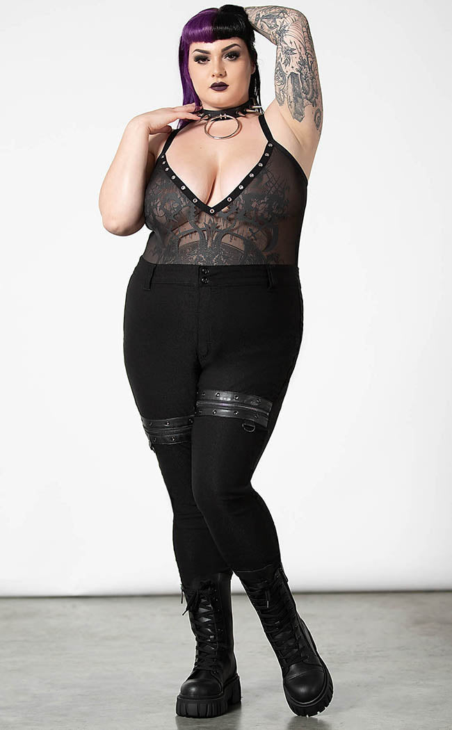 Goth Black See Through Underwear (Plus Size Available) – Rags n