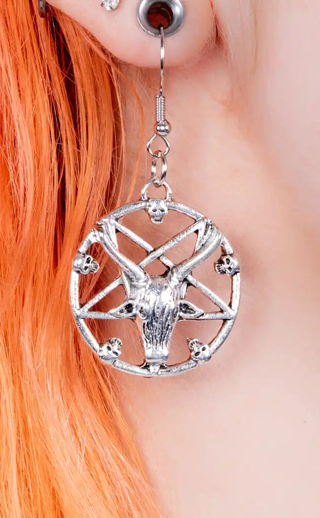 Demonology Earrings-Gothic Jewellery-Tragic Beautiful