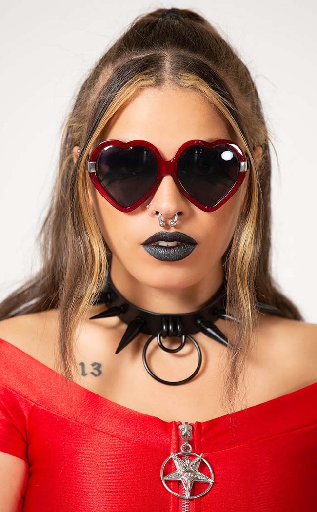 Disco Enfer Sunglasses | Scarlet-Killstar-Tragic Beautiful