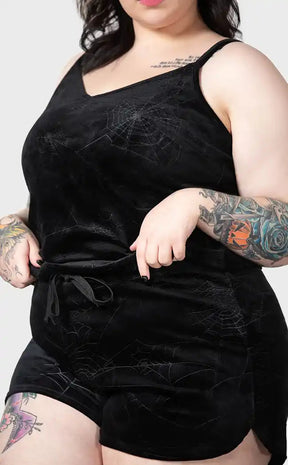 Eternal Sleeper Shorts [Plus-Size]-Killstar-Tragic Beautiful