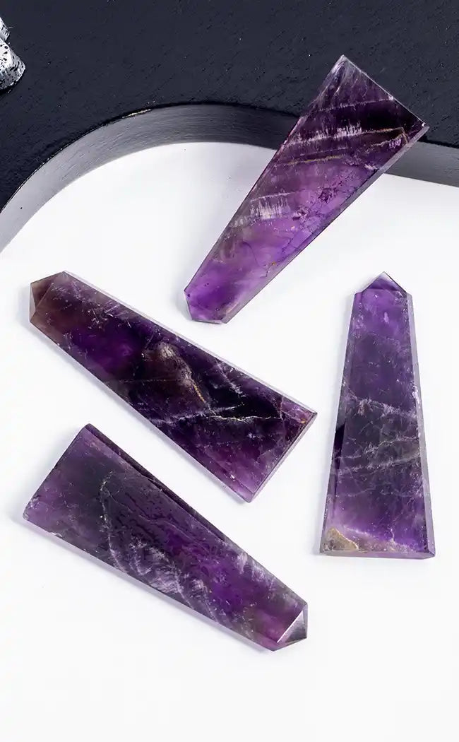 Flat Crystal Point | Amethyst-Crystals-Tragic Beautiful