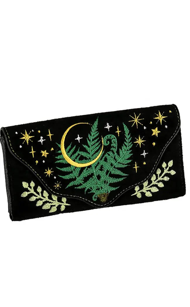 Herbal Embroidered Wallet-Restyle-Tragic Beautiful