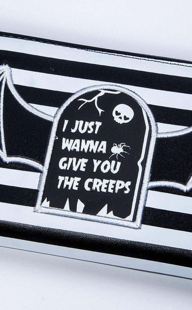 I Just Want To Give You The Creeps Wallet-Banned Apparel-Tragic Beautiful