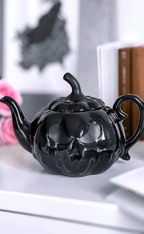 Jack O'Lantern Teapot-Killstar-Tragic Beautiful