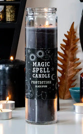 Magic Spell Candle | Black | Protection-Candle Magic-Tragic Beautiful