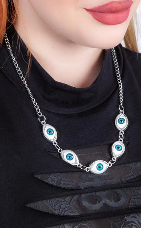 Pandora Evil Eye Necklace-Gothic Jewellery-Tragic Beautiful