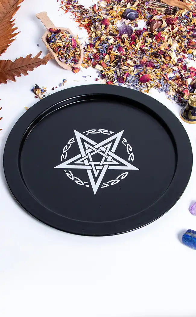 Pentacle Offering Plate-Witchcraft Supplies-Tragic Beautiful