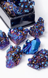 Rainbow Titanium Aura Quartz Clusters-Crystals-Tragic Beautiful