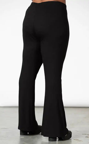 Slo-Burn Bell Bottoms [Plus-Size]-Killstar-Tragic Beautiful