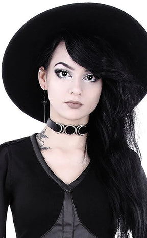 Triple Moon Goddess Choker-Restyle-Tragic Beautiful